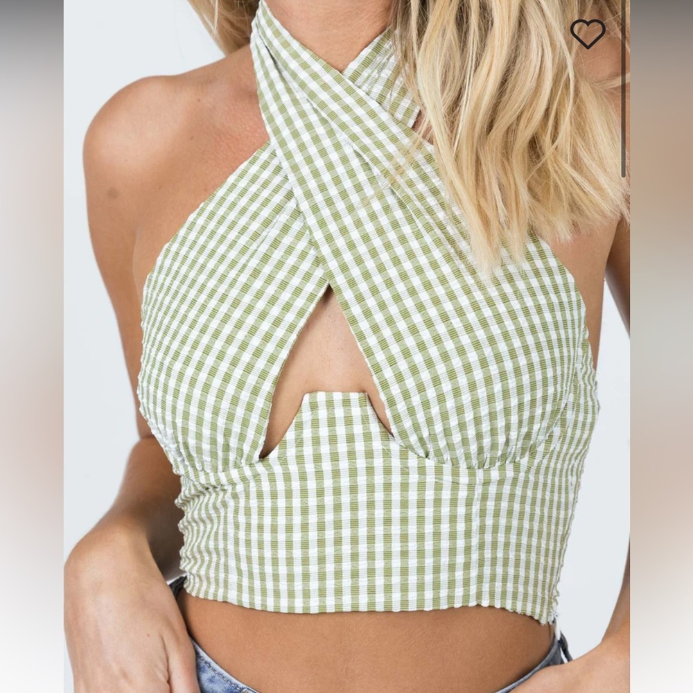 Princess Polly Ensley Top Green